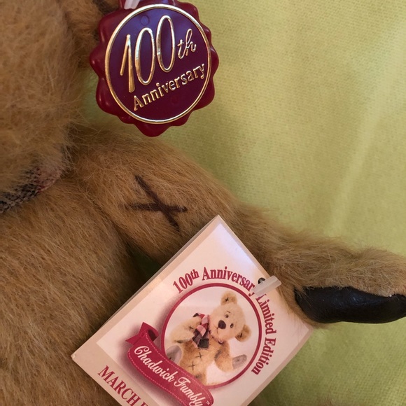 DanDee 100th Anniversary of the Teddy Bear. Chadwick Fumbly. 13” NWT not… - Picture 7 of 9